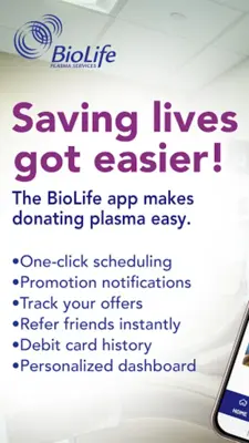 BioLife Plasma Services android App screenshot 4